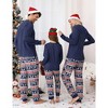 Christmas Pajamas for Family Kids Christmas Pjs Matching Sets for Kids Holiday Xmas Sleepwear Set - 4 of 4