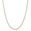 Black Bow Jewelry 2.2mm 14k Yellow Gold Parisian Wheat Chain Necklace - 3 of 4