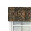RLF Home 100% Cotton High Quality Espadas Tailored Window Valance with 1.5" Rod Pocket 50" W X 12" L Hunter - 4 of 4
