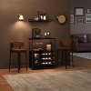 Acekool Industrial Bar Cabinet - Black Wine Storage with Glass Tray - 2 of 4