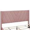 NicBex Queen Size Linen Upholstered Platform Bed with 3 Drawers for Adults/Boys/Girls - 4 of 4