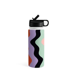 MariaMariaCreative Waves Stripe Multi Water Bottle - Society6 - 1 of 4