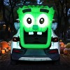 Joyfy 4.3 FT Halloween Inflatable Outdoor Decorations, Inflatable Green Zombie with Built-in LED for Trunk Or Treat Car Decoration, Outside Yard Decor - 4 of 4