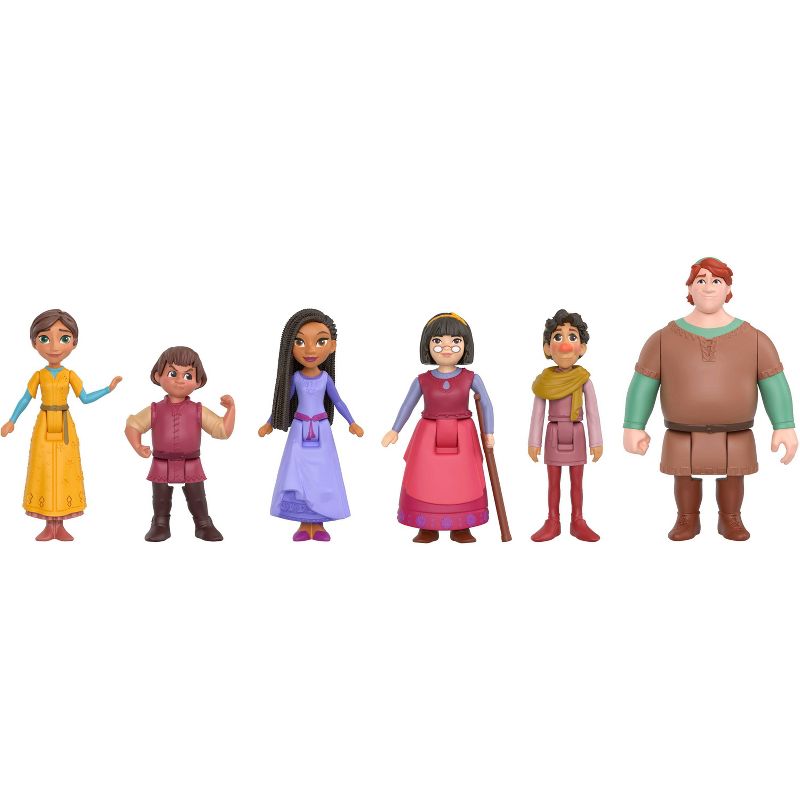 Disney Wish Kingdom of Rosas Character Small Doll Set, 10 Posable Mini Dolls &#38; 5 Friend Figures, 5 of 7