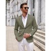COOFANDY Men's Casual Knit Blazer Two Button Lightweight Sport Coats Suit Jacket - 4 of 4