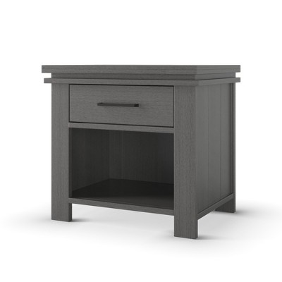 Child Craft Denman Nightstand with Drawer for Nursery or Bedroom, Large Storage Drawer, Made of Sturdy Pinewood, Non-Toxic, Baby Safe Finish