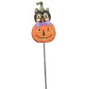 26.0 Inch Vintage Cat In Pumpkin Retro Garden Stake Decorative Garden Stakes - 3 of 3