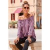 Women's Printed Off Shoulder Top - LASCANA - 4 of 4