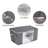 Unique Bargains Foldable Clothes Storage Bins for Clothes with Reinforced Handle Sturdy Zipper - image 4 of 4