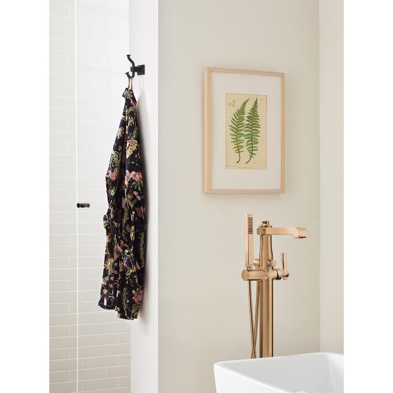 Amerock Mulholland Wall Mounted Hook for Towel and Robe, 3 of 6