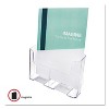 Deflecto DocuHolder for Countertop or Wall Mount Use 9 1/4w x 3 3/4d x 10 3/4 Clear 77001 - 2 of 4