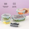 JoyFul by JoyJolt 24 Piece Glass Storage Containers with Leakproof Lids Set - 4 of 4