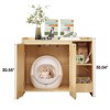Cat Litter Box Enclosure, Hidden Litter Box Furniture with Removable Litter Collector - 4 of 4