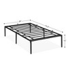 Bed Frame Full Size 14 Inch Metal Platform, No Box Spring Needed, Mattress Foundation, Easy to Assemble - 3 of 4