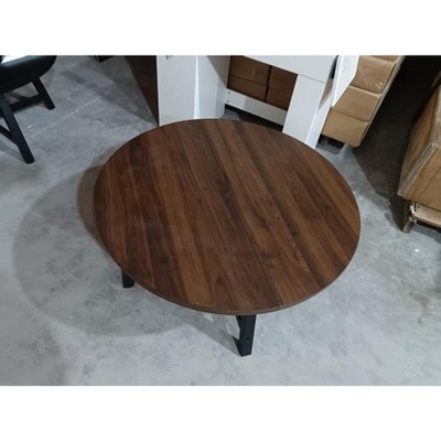 Garvee Round Coffee Table 36" Center Table, Circle Coffee Table Industrial Center Tables with Adjustable Feet