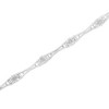 Haus of Brilliance Silver 1/4 Cttw Diamond Miracle-Set Flared-Bar Link-Style Tennis Bracelet - 4 of 4