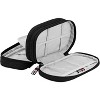 MaseiKar Double Compartment Storage Case Compatible with PS Vita and PSP, Protective Carrying bag, Portable Travel Organizer Case Compatible with PSV - 3 of 4