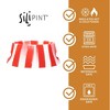 Silipint: Aqua-Fur Silicone 18oz Dog Bowl, Colapsible/Foldable, Peppermint - 2 of 4