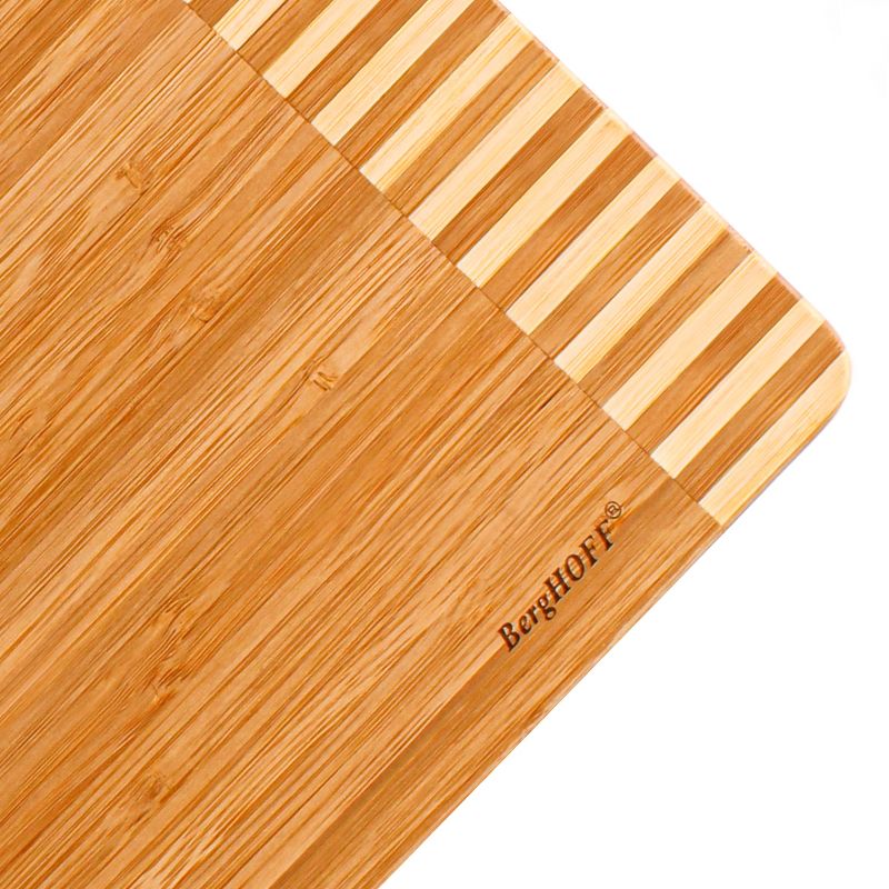 BergHOFF Bamboo 3Pc Rectangle Two-Toned Cutting Board and Aaron Probyn Cheese Knives, 4 of 13
