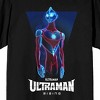 Ultraman Rising Superhero In Blue Light Crew Neck Short Sleeve Women's Black T-shirt - image 2 of 3