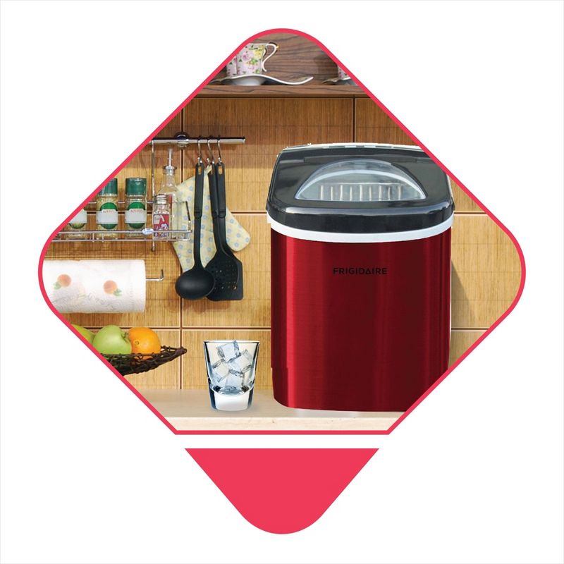 Frigidaire Countertop Ice Maker - Red, 3 of 5