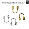 John Bead Must Have Findings Metal Silver 4x4mm Wire Guardian for Jewelry Making Findings, 20 Pieces - 4 of 4