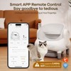 Cumrige Self Cleaning Litter Box,Open Top Automatic Litter Box with App Control for Multiple Cats,Safety Sensors Protection - 4 of 4