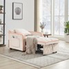 KWPZQEB Folding Sofa Bed, Convertible Sleeper Chair with Side Pockets and Adjustable Backrest, Pullout Sleeper Chair Bed for Living Room, Bedroom - 3 of 4