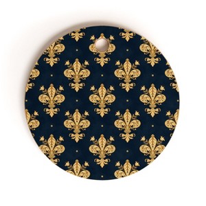 Avenie Fleur De Lis Cutting Board - Round - 1 of 3