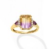 Ross-Simons 2.70 Carat Ametrine and .10 ct. t.w. Amethyst Ring With Diamonds in 14kt Yellow Gold Size 7 - 4 of 4