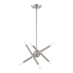 Livex Lighting Soho 6 - Light Chandelier in  Brushed Nickel - 1 of 1