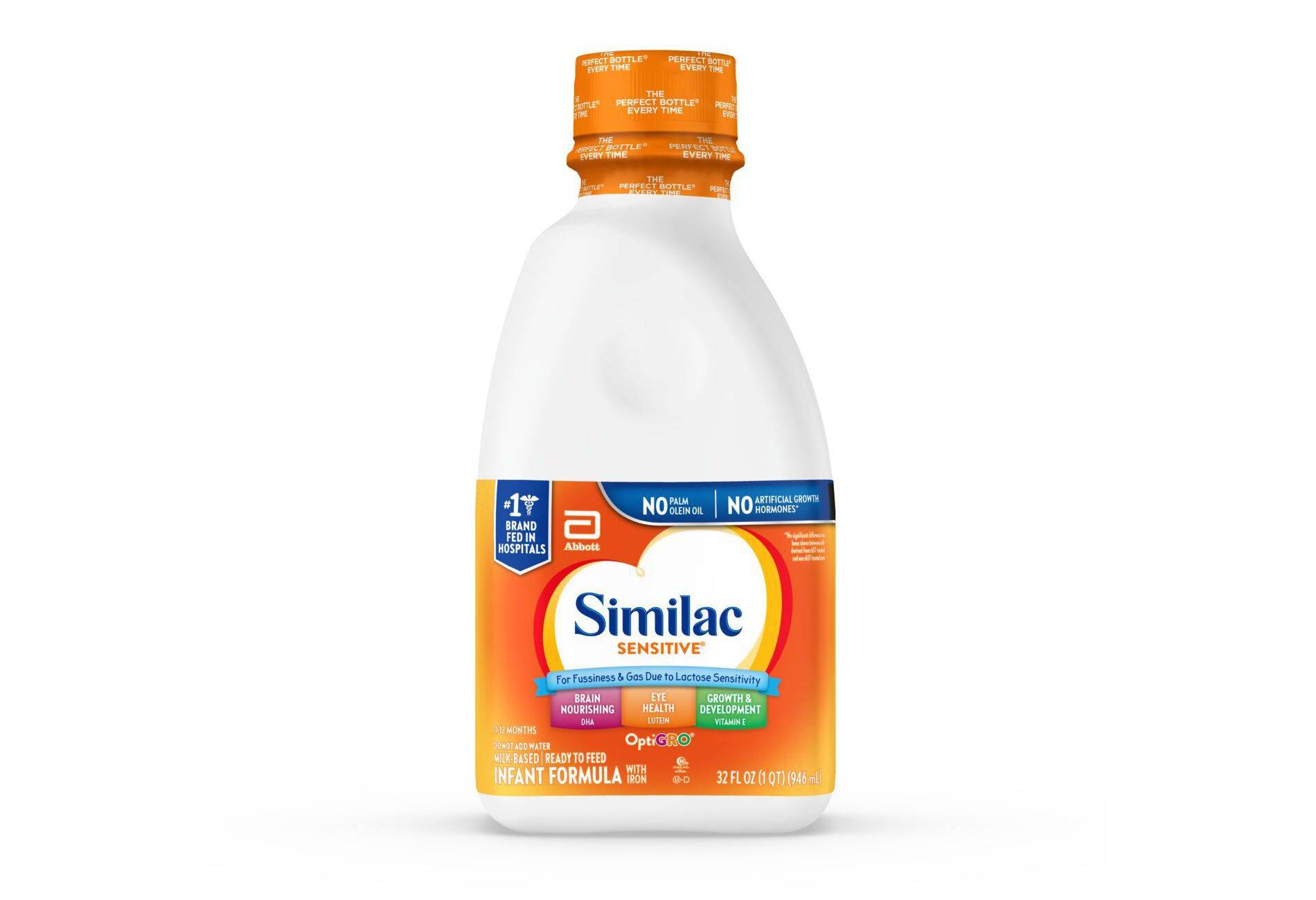 Similac Sensitive Formula - 32oz: Milk-Based, Infant, Ready to Drink