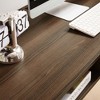 KTMBDW Mid Century Desk with USB Ports and Power Outlet, Modern Writing Study Desk with Drawers, Multifunctional Home Office Computer Desk for Bedroom - 4 of 4
