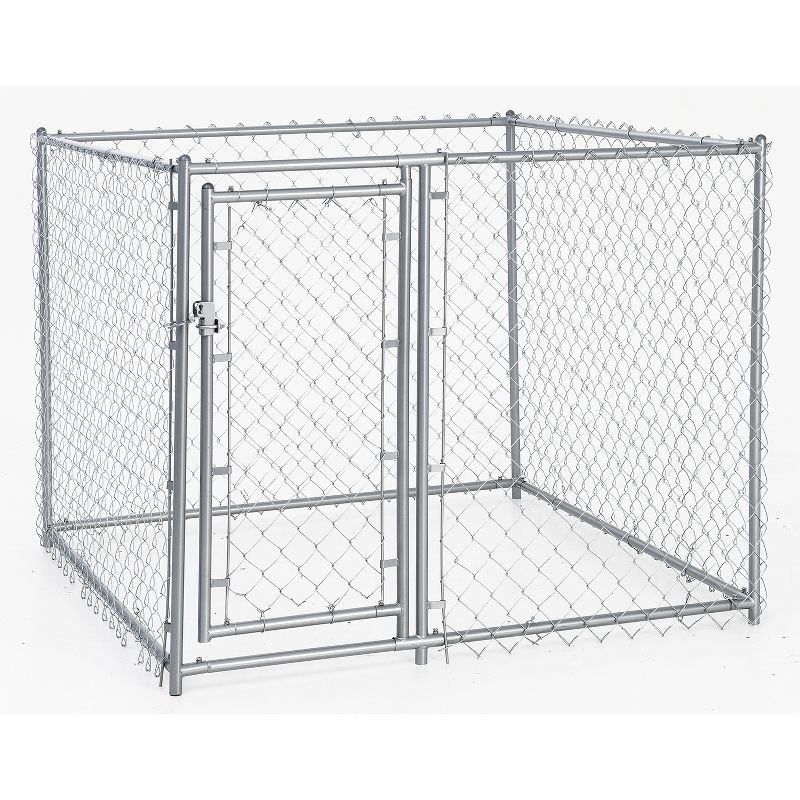 Lucky Dog 5' x 5' x 4' Heavy Duty Outdoor Chain Link Dog Kennel Enclosure, 1 of 7