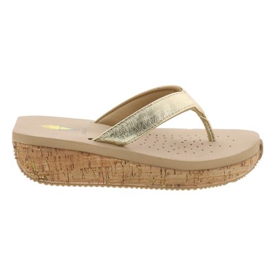 VOLATILE Women's Neville Thong Wedge Sandal