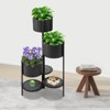 YIYIBYUS Corner Plant Stand, Flower Pot Stand, Ladder Plant Stand - 2 of 4