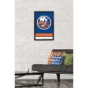 Trends International NHL New York Islanders - Logo 21 Framed Wall Poster Prints - 2 of 4