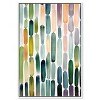 Art Remedy Greenery Raindrops Green Abstract Wall Art Framed - 3 of 4