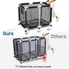 Yescom Extra Large Mesh Pool Storage Bin 214 Gallon Noodles Holder Toys Organizer 6 Wheels Rolling Cart - 3 of 4