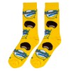 Cool Socks, Moon Pie, Funny Novelty Socks, Large - 4 of 4