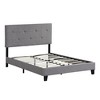 NicBex Full/Queen/King Upholstered Bed Frame with Tufted Headboard,Platform Bed Frame with Wood Slats Support,No Box Spring Needed,Easy Assembly - 3 of 4