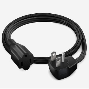 Maximm Extension Cord Heavy Duty Flat Wire 3-Prong Flat Plug, 14 AWG Power Cord - UL Certified - 1 of 4