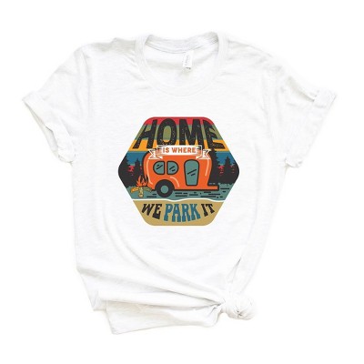 Simply Sage Market Women's Home Is Where We Park It Badge Short Sleeve Graphic Tee