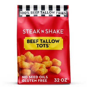 Steak 'n Shake Frozen Beef Tallow Tots - 32oz : Target