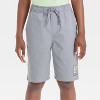 Boys' Minecraft Woven Shorts - Gray - 2 of 4