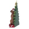 Kurt Adler Resin Ornament for Christmas Tree, Boxer with Christmas Tree - 3 of 3