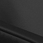 black faux leather/polished brass frame