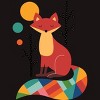 Men's Design By Humans Rainbow Fox By AndyWestface T-Shirt - 2 of 4
