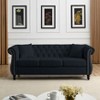 CAVINAS Sectional Sofa, Modern Memory Foam Couch, Chair Bed Sleeper with Roll-up Armrests for Adults for Living Room, Bedroom - 3 of 4