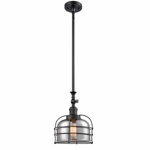 Bell Cage - 1 Light Mini Pendant In Traditional Style-13 Inches Tall and 9 Inches Wide - 1 of 1